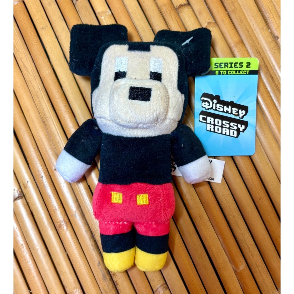 Disney Crossy Road Mickey Mouse Plush Series 2 Moose Toys Blocky Pixelated Toy